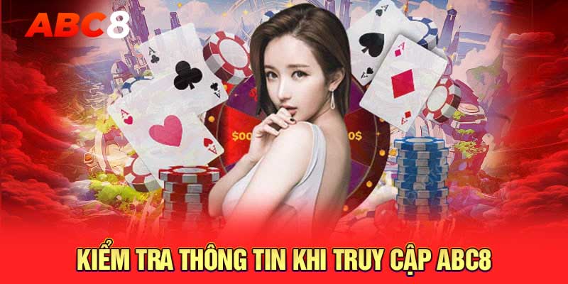 Kiểm tra thông tin khi truy cập ABC8