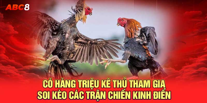 Có hàng triệu kê thủ tham gia soi kèo các trận chiến kinh điển